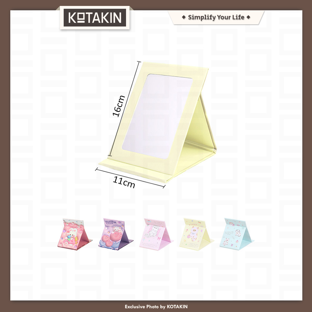 Cermin Lipat Persegi Kaca Saku